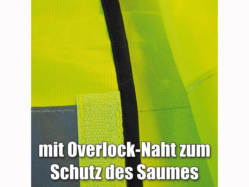 Classic yellow vehicle safety vest, one size