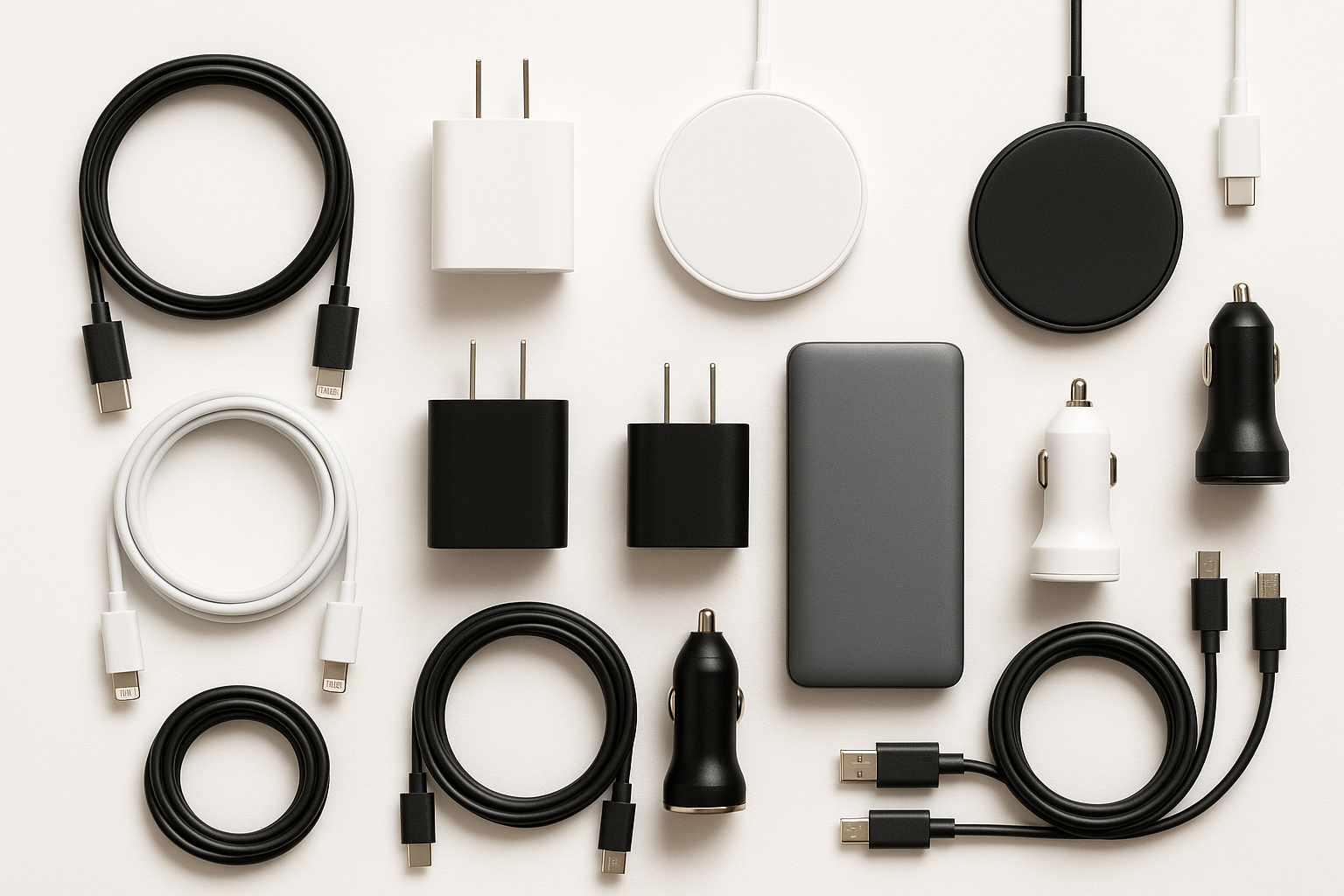 Kabel und Ladegeräte