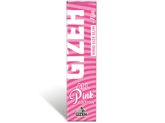Giza All Pink King Size Slim + Tips